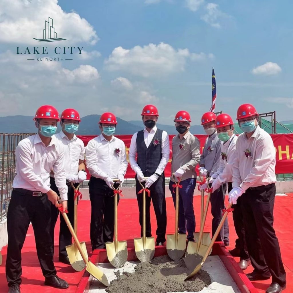 Lake City 湖边大型综合体开发项目， 其第一期的 Aradia  C栋公寓于Celebrates Topping Up Ceremony For Phase 1 Towel C Of Aradia Residence @KL NORTH